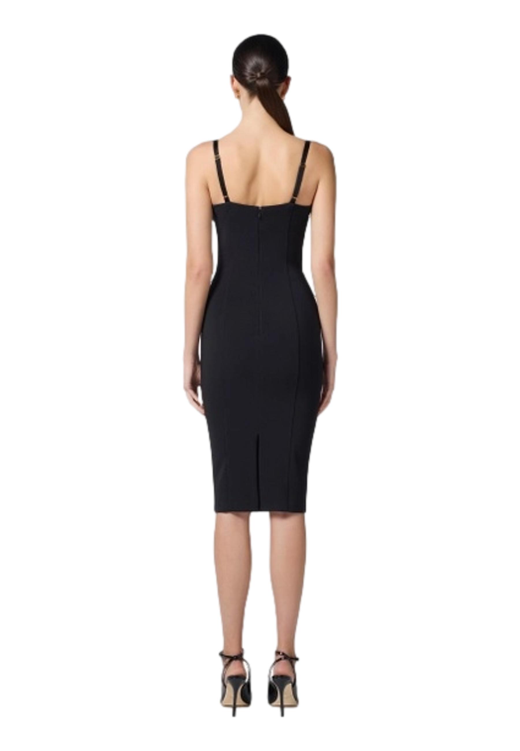 Crepe dress with satin bows - ELISABETTA FRANCHI - Finizio Collezioni